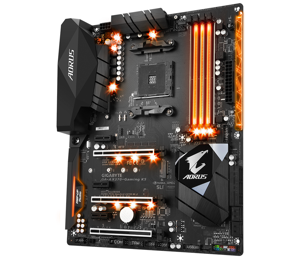 Gigabyte GA-AX370-Gaming K5 - Motherboard Specifications On
